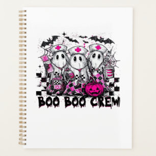 Boo Boo Crew Halloween Nurse Classic T-Shirt Planner
