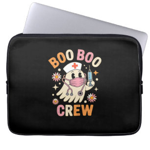 Boo Boo Crew Halloween Nurse Essential T-Shirt Laptop Sleeve