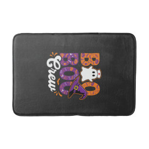 Boo Boo Crew Halloween Nurse Ghost Design Bath Mat