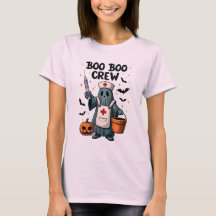 Boo Boo Crew Halloween Nurse Ghost Design with Pum