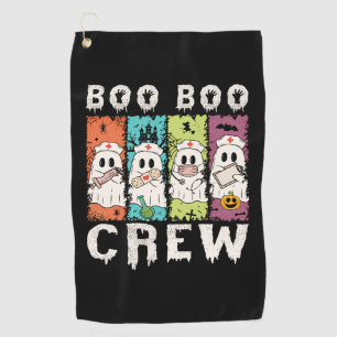 Boo Boo Crew Halloween Nurse Golf Towel