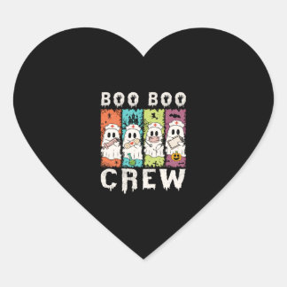 Boo Boo Crew Halloween Nurse Heart Sticker