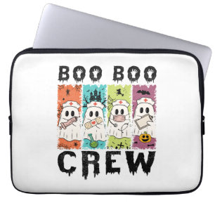 Boo Boo Crew Halloween Nurse Laptop Sleeve