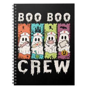 Boo Boo Crew Halloween Nurse Notebook