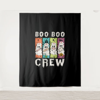 Boo Boo Crew Halloween Nurse Tapestry