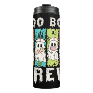 Boo Boo Crew Halloween Nurse Thermal Tumbler