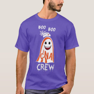 Boo boo crew nurse cna funny ghost women halloween T-Shirt