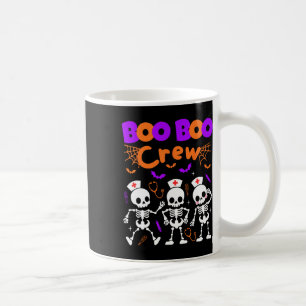 Boo Boo Crew Nurse Dancing Skeletons Halloween Ort Coffee Mug