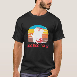 Boo Boo Crew Nurse Funny Ghost Halloween Classic T T-Shirt