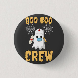 Boo Boo Crew nurse funny Halloween Ghost Nurse 3 Cm Round Badge