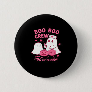 Boo Boo Crew Nurse Funny Halloween Ghost Nurse Gir 6 Cm Round Badge
