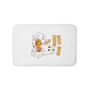 Boo Boo Crew Nurse Funny Halloween Ghost Nurse Gir Bath Mat