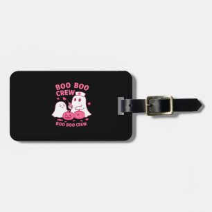 Boo Boo Crew Nurse Funny Halloween Ghost Nurse Gir Luggage Tag