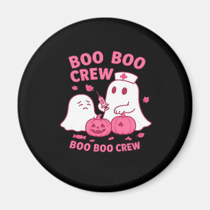 Boo Boo Crew Nurse Funny Halloween Ghost Nurse Gir Magnet