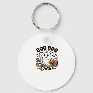Boo Boo Crew Nurse Ghost Classic T-Shirt Key Ring