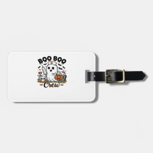 Boo Boo Crew Nurse Ghost Classic T-Shirt Luggage Tag