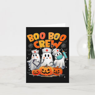 Boo Boo Crew Nurse Ghost Halloween Costumes Men Wo Card