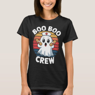 Boo Boo Crew Nurse Ghost Halloween T-shirt