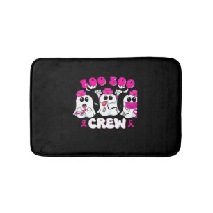 Boo Boo Crew Nurse Halloween Costume Ghost Breast  Bath Mat