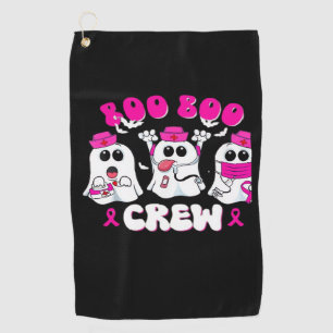 Boo Boo Crew Nurse Halloween Costume Ghost Breast  Golf Towel