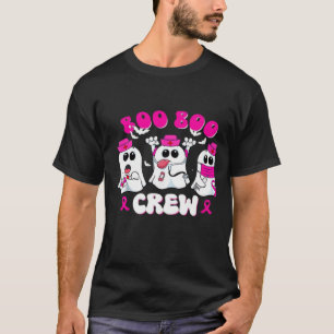 Boo Boo Crew Nurse Halloween Costume Ghost Breast T-Shirt