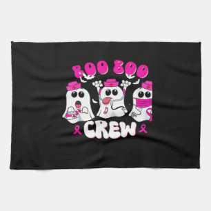 Boo Boo Crew Nurse Halloween Costume Ghost Breast  Tea Towel