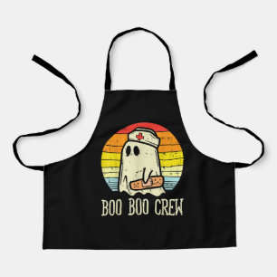 Boo Boo Crew Nurse Halloween For Nurses Apron