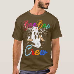 Boo Boo Crew Nurse Halloween For Nurses RN Ghost W T-Shirt