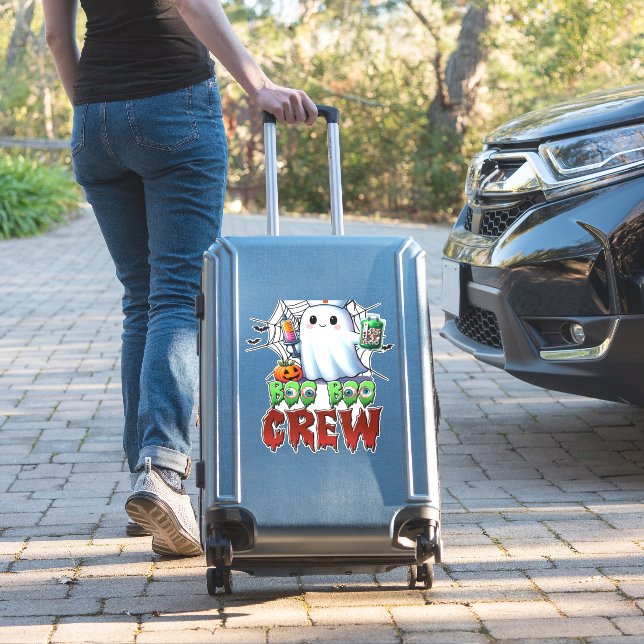 Boo Boo Crew Nurse Halloween Ghost Funny Classic T (Suitcase Insitu)