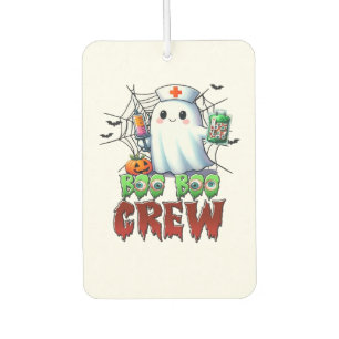 Boo Boo Crew Nurse Halloween Ghost Funny Classic T Car Air Freshener