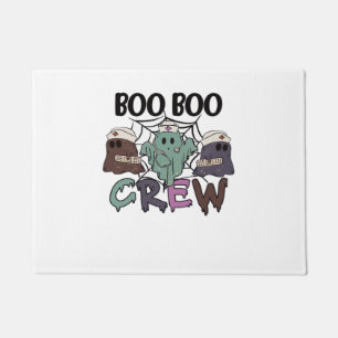 Boo Boo Crew Nurse Halloween Ghost Funny Classic T Doormat