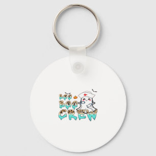 Boo Boo Crew Nurse Halloween Ghost Funny Classic T Key Ring