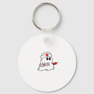 Boo Boo Crew Nurse Halloween Ghost Funny Oversized Key Ring