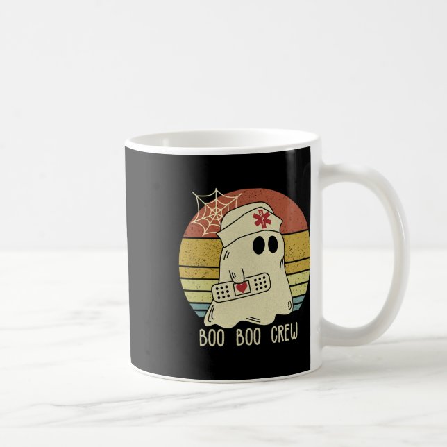 Boo Boo Crew Nurse Halloween Nurse For Women  Coffee Mug (Right)