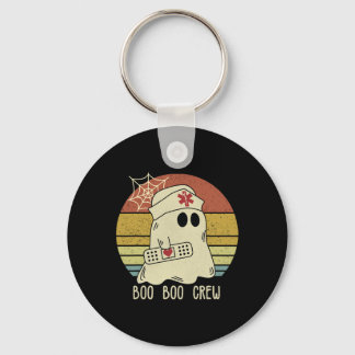 Boo Boo Crew Nurse Halloween Nurse For Women  Key Ring