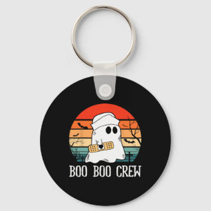 Boo Boo Crew Nurse Halloween Nurse For Women Key Ring