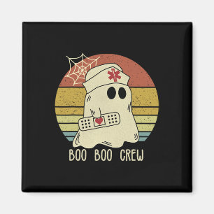 Boo Boo Crew Nurse Halloween Nurse For Women Magnet
