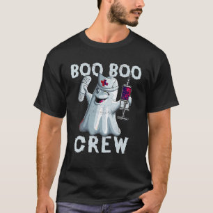 Boo Boo Crew Nurse Halloween Nurse For Women T-Shirt
