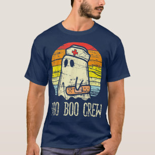 Boo Boo Crew Nurse Halloween Nurses Rn Ghost T-Shirt