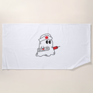 Boo boo crew nurse halloween shirt nurse shirting beach towel