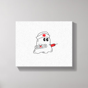 Boo boo crew nurse halloween shirt nurse shirting  canvas print