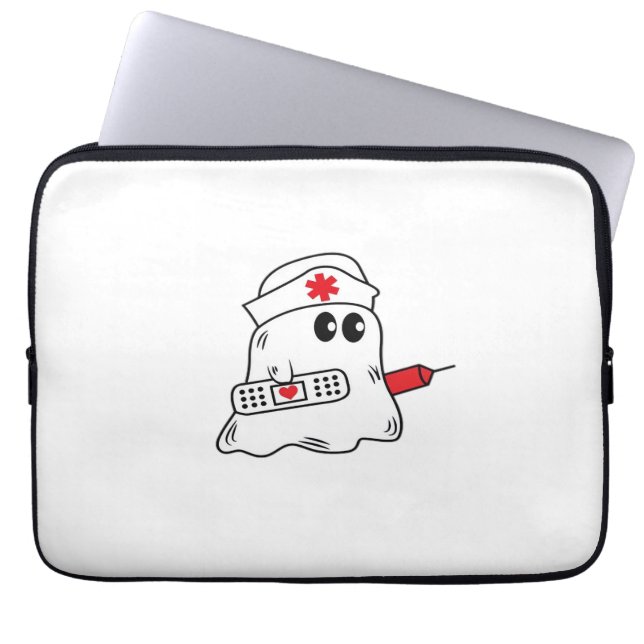 Boo boo crew nurse halloween shirt|nurse shirting  laptop sleeve (Front)