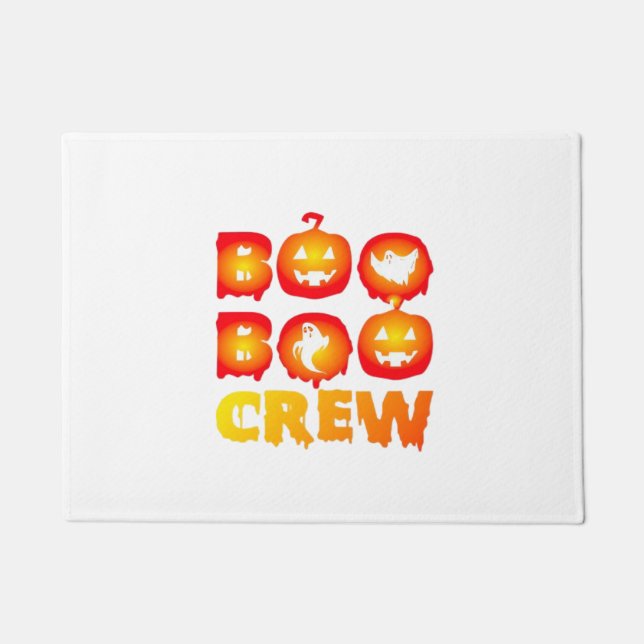 Boo Boo Crew Oversized T-Shirt Doormat (Front)