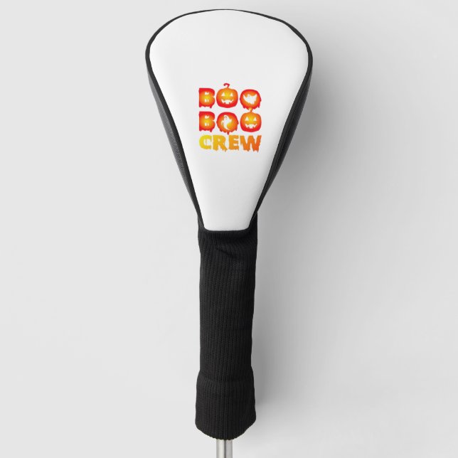 Boo Boo Crew Oversized T-Shirt Golf Head Cover (Front)