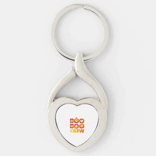 Boo Boo Crew Oversized T-Shirt Key Ring (Front)