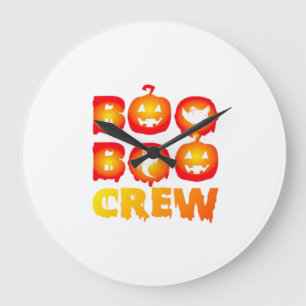 Boo Boo Crew Oversized T-Shirt Large Clock