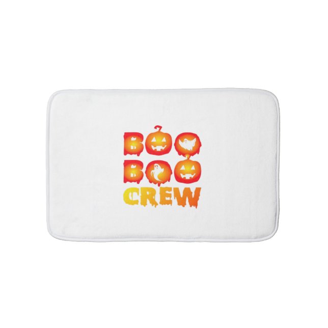 Boo Boo Crew Shirt – Funny Ghost Halloween Nurse & Bath Mat (Front)
