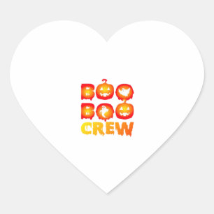 Boo Boo Crew Shirt – Funny Ghost Halloween Nurse & Heart Sticker