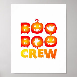 Boo Boo Crew Shirt – Funny Ghost Halloween Nurse & Poster
