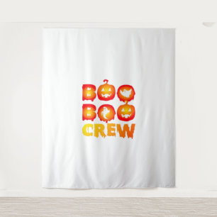 Boo Boo Crew Shirt – Funny Ghost Halloween Nurse & Tapestry